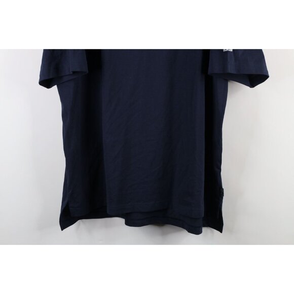 New Adidas Mens XL Team Issued University of Toledo Golf Mock Neck T-Shirt Blue - Picture 3 of 13